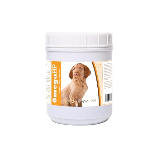 Image of Healthy Breeds Wirehaired Vizsla Omega HP Fatty Acid Skin and Coat Support Soft Chews 90 Count