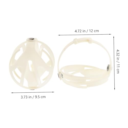 FRCOLOR 10-Piece Folding Earmuff Holder Frame Set for Men Adjustable Plastic Ear Inner Rack Winter Earmuff Storage Organizer Compact Ear Cuff Accessories2