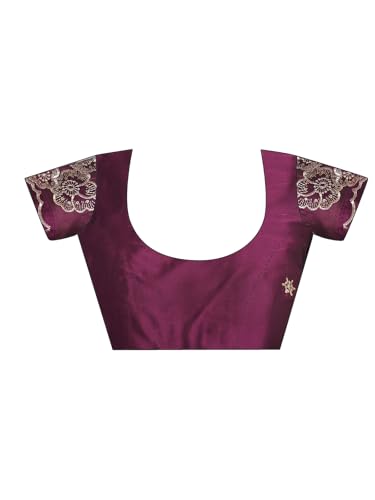 Image of Satrani Women's Plain Chiffon Saree