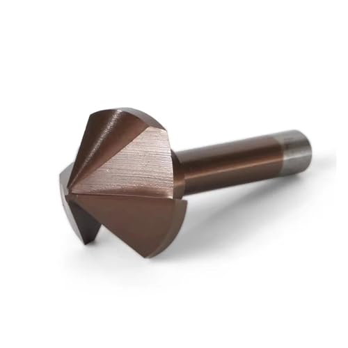 ZZaomx 3枚刃90度バリ取り面取りカッター 6.3〜40mm 皿穴リーマドリルビット ステンレス鋼金属加工用