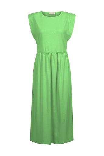 Rich & Royal Kleid mit Schulterklappen in Grün, Größe M