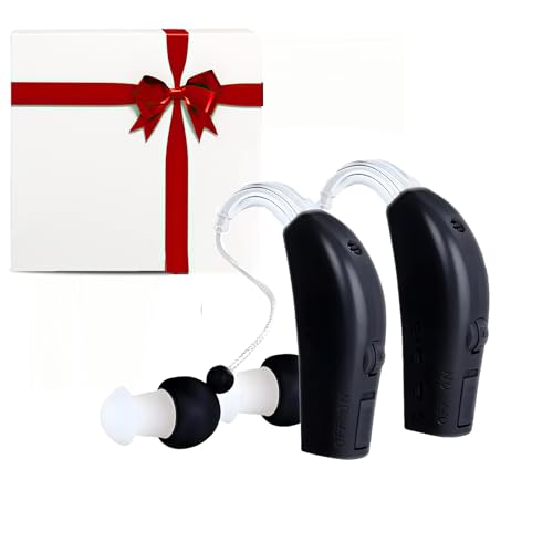 Eight Channels Hearing Aids Reachageable Hearing Aids for Seniors with Long-lasting life Charging Case Comfortable wear Adjustable Volume Fast Charging Noise cancelling