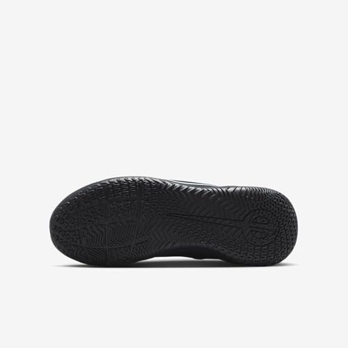 Nike Jr. Tiempo Legend 10 Club Little/Big Kids' Indoor/Court Low-Top Soccer Shoes (Black/Black)2