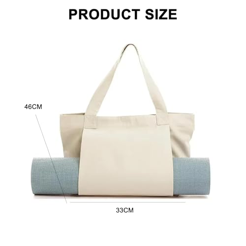 CMANLNYK Yoga Mat Bag - Large Capacity Sport Gym Bag Womens, Can Placement of Thick Yoga Pilates Mat, Essential Items for Womens Gym Set - Image 3