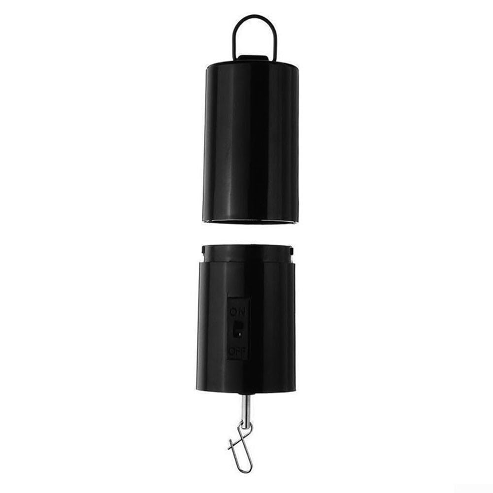 Drehbarer Hängemotor für Spiegelkugel Discokugeln - Batteriebetriebener 30±5 RPM Schwarzer Kunststoff-Display-Motor, Innen/Außenbereich (D-Batterie nicht im Lieferumfang enthalten)