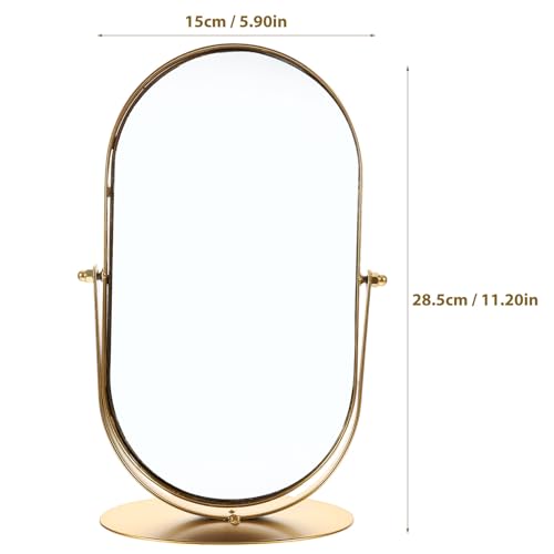 Espejo de maquillaje seguro Beatifufu con diseño ergonómico estable para evitar caídas 3