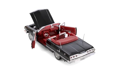 Modelo Chevrolet Impala Convertible 1963 1:24 miniatura 6