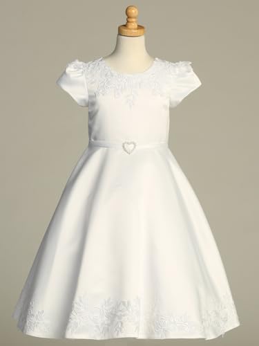 First Communion Dress with Sleeves - First Communion Dress for Girls - Vestidos de Primera Comunión Niña2