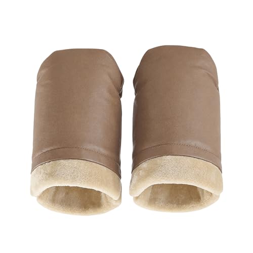 Guantes para cochecito térmicos con forro polar polar impermeable contra el viento y la nieve