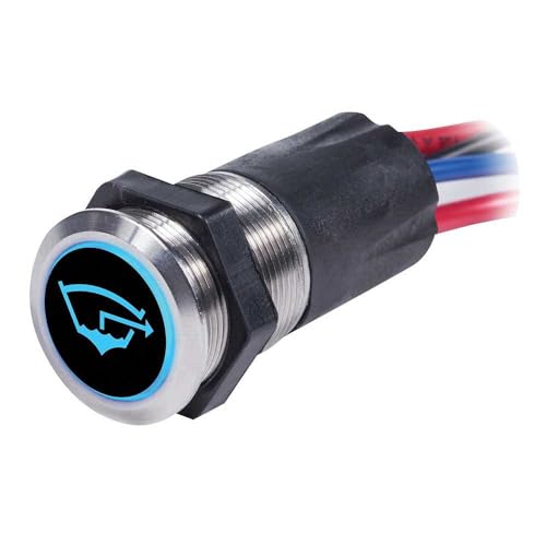 Blue Sea Systems 4180 Switch Button 15A OFF-ON BACK