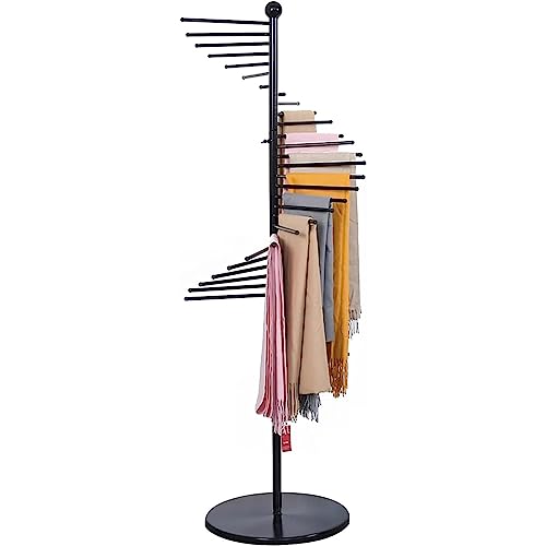 Spiralförmiger Schal-Organizer, platzsparend, für Gürtel, Schals, Hijabs, Krawatten, Ideal für Schrank, Schlafzimmer, Boutique