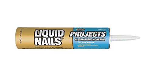 Liquid Nails Projects & Foamboard High Strength Paste Adhesive 10 oz. - Case of: 1212