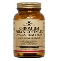 Chromium Polynicotinate 200mcg 100 Vcaps 3-Pack