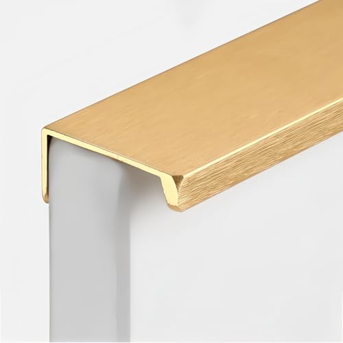 Poignées encastrées edge pull aluminium garniture de protection armoire 5 pcs - 2