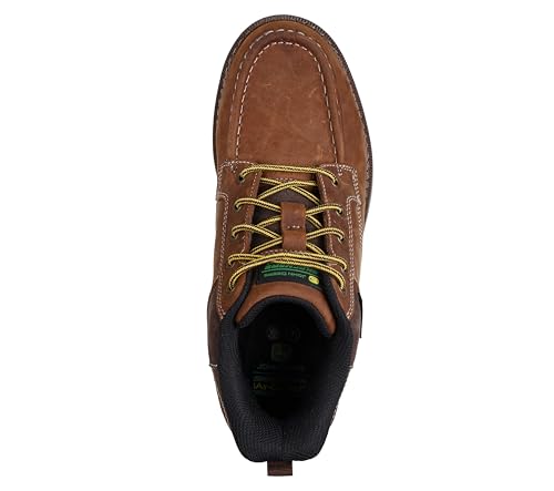 Image of Skechers mens John Deere Slip Ins Flex Boot Soft Moc Toe