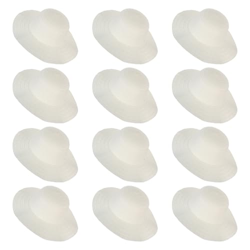Chapeau de paille DIY pour enfant et adulte, lot de 12 chapeaux tressés pour événement d'été