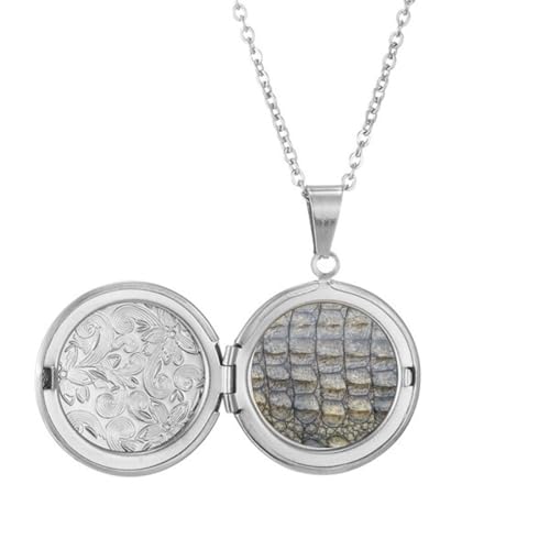 Collier médaillon cuir pour photo à porter au quotidien avec élégance