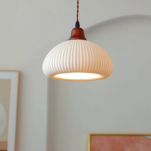 Lustre en céramique suspension à tête unique à vis E27