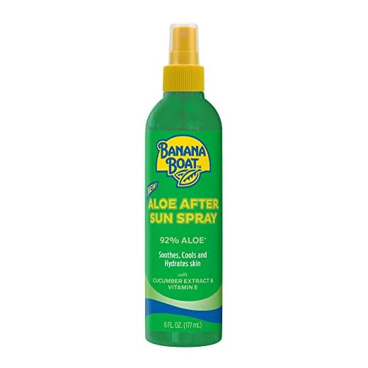 Banana Boat Aloe After Sun Spray, 6oz | Aloe Vera Spray with Cucumber Extract and Vitamin E, After Sun Care, After Sun Aloe, Aloe Spray for Sunburn Relief, 6oz