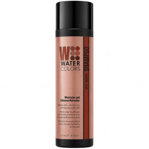Watercolors Color Depositing Hair Dye Shampoo, Wet Brick, 8 Fl Oz