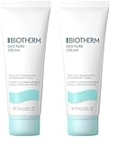 Biotherm Deo Pure Creme, antitranspirantes Deodorant, pflegende Deocreme mit beruhigendem Kamille-Extrakt, wirksamer Schutz vor Schweißgeruch für sensible Haut, 75 ml (Packung mit 2)
