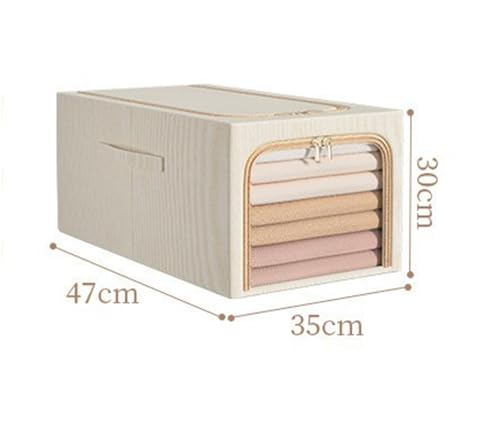 Cajas para mudanzas plegables con ventana para organizar colchas y ropa 3