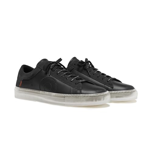 Oliver Cabell Low 1 Ghost for Unisex-Adult - Buttery Italian Leather2
