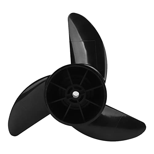 Leapiture Propeller 3 Blade Kit Outboard Motor Propeller Set Propeller Replacement Blade Marine Propeller Assembly Watercraft Propeller Kit for 12V 24V Engines