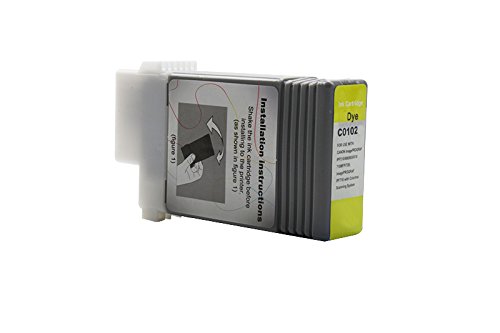 Cartouche d'encre jaune PGI-102Y compatible Canon Imageprograf IPF 510 Plus de 130 ML