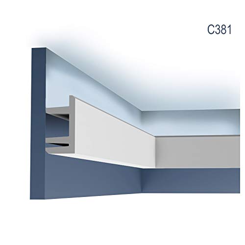 Corniche C381 Orac polyuréthane rigide prétraité moulure robuste 9,5x5cm - 4