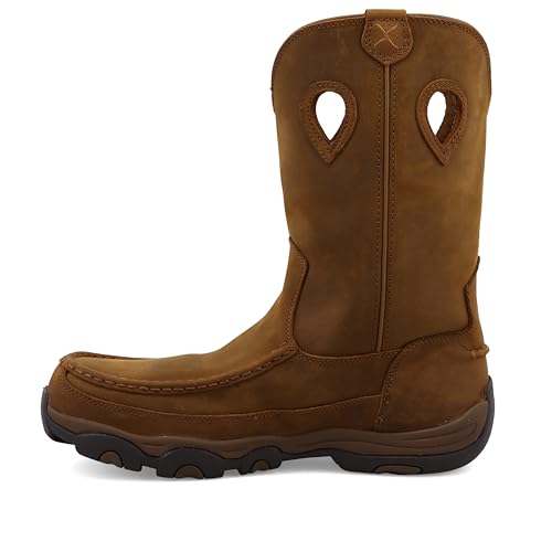 Twisted X Men's 11" Comp Toe Boot - Pull-On Cowboy Boots Made with Composite Safety Toe, Full-Grain Leather Vamp and Shaft, Toe Cap and Heel Kick, and Reinforced Pull Holes2
