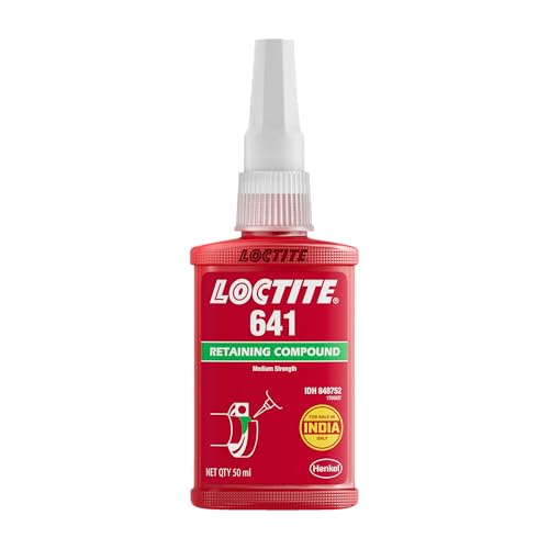 Image of LOCTITE641-50ml| Retainer | medium strength anaerobic | cylindrical fittings | prevents loosening and leakage due to shock and vibration |ease of disassembly| bearings on shafts
