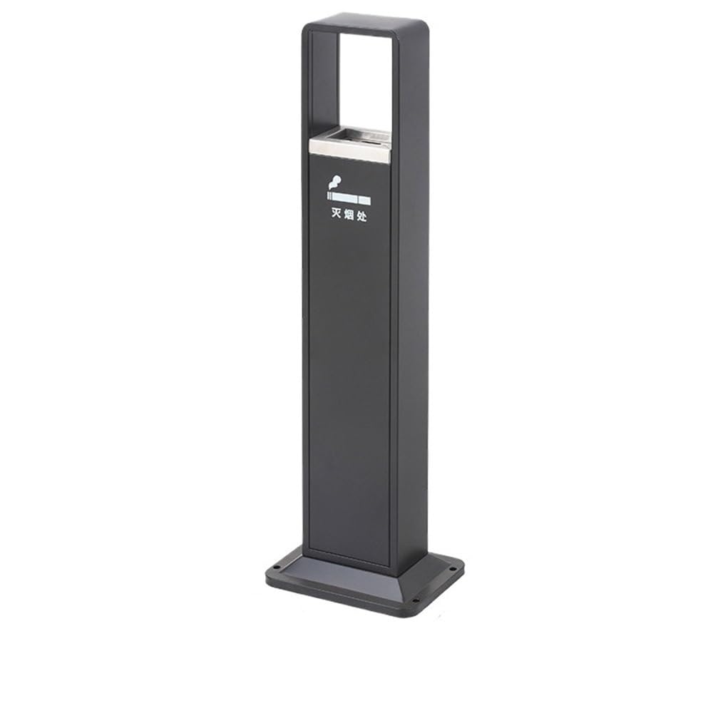 OWOHYG Ashtray Trash Can Stainless Steel Floor Standing Ash Column Cigarette Extinguishing Bucket Cigarette Butt Collection Outdoor Outdoor Ashtrays For Cigarettes.
