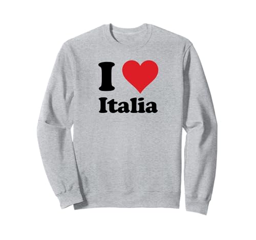 I Heart Italia Italy Love Italienisches Souvenir Sweatshirt