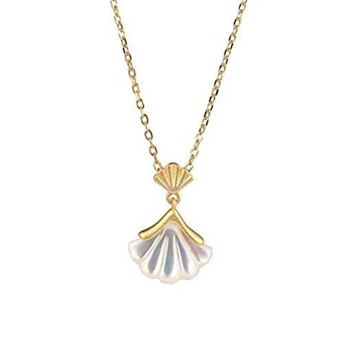 Collier S925 coquilles de perles blanches le cadeau idéal pour célébrer une femme d'exception