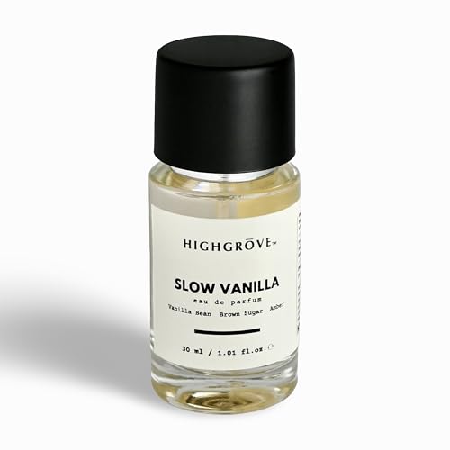Image of Slow Vanilla Premium Eau De Parfum 30ml, Sweet, Warm, Gourmand & Amber, Soothing Fragrance, Long Lasting Perfume Spray For Men & Women