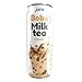 Jans Boba Milk Tea Original Flavor, Thick Sweet and Creamy Milk tea beverages with tapioca bubble boba, milky boba taiwanese tea 16.9 fl oz per can (Pack of 12)