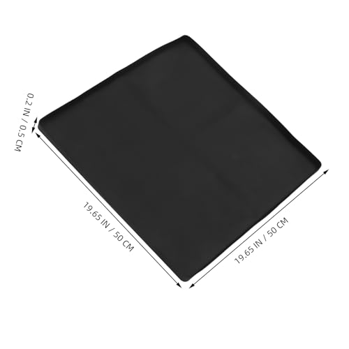 Alfombrilla para mini refrigerador de silicona resistente con diseño de borde elevado 4