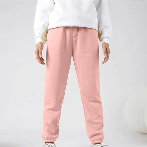 Cotton Sweatpants for Girls Fashion 2025 Baggy School Pants for Boys Cute Athletic Joggers Winter Teen Clothes2