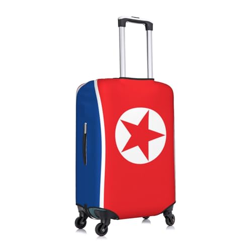 Flag of North Korea Travel Luggage Cover Suitable for 18-32 Inch luggage3