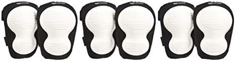 AmazonCommercial Hard Cap Gel Knee Pads, 26.6 cm, Clear, 1 pair
