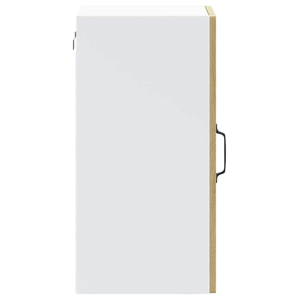 Tomostar Meuble Haut de Cuisine, Armoire Suspendue Cuisine Armoire Murale et Porte en Verre Kalmar chêne Sonoma 40 x 31 x 60 cm