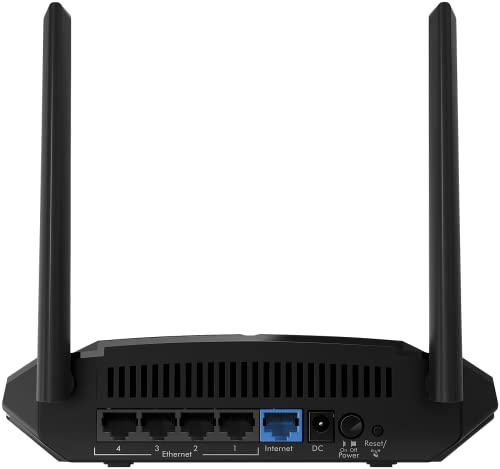 NETGEAR WiFi Router (R6080) - AC1000 Dual Band Wireless Speed (up to 1000 Mbps) | Up to 1000 sq ft Coverage & 15 Devices | 4 x 10/100 Fast Ethernet Ports - image 2