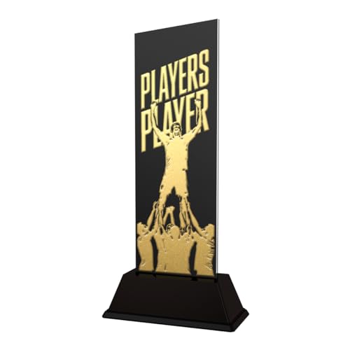 Prix en métal doré et acrylique Trophy Monster football de 210 mm