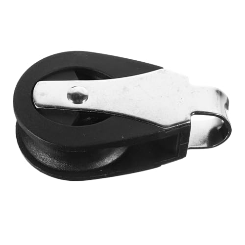 ibasenice Nylon Sailing Pulley Block Stainless Steel Boat Pulley Marine Hardware Efficient Rope Guide for Kayak