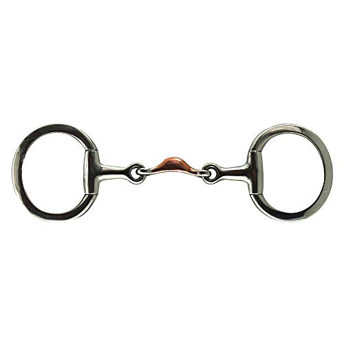 O-ring 4 1/4 Inch Jointed Pony Snaffle Bit