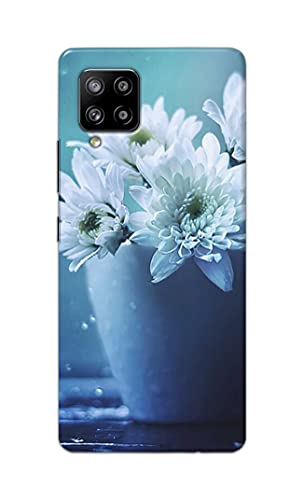 Image of PRINTFIDAA Flowers in The Flower Vase On The Table Printed Designer Hard Back Case Cover for Samsung Galaxy M42 5G -(WY) MVN1002