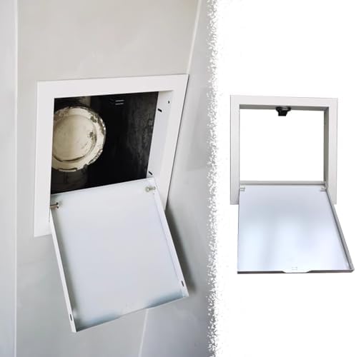 Erişim Paneli Banyo Için Su Geçirmez Erişim Paneli Kapısı, Elektrik Tesisatı Muayene Kapısı Servis Revizyon Kapağı, Çatı Erişim Deliği Kapağı Iterek Açılır(50x50cm) - Görsel 1