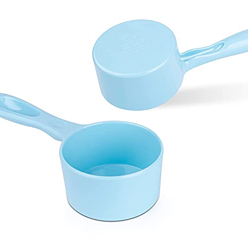 Super Design Sturdy Melamine Food Scoop for Dogs Cats Birds, Measuring Cup, Long Comfortable Handle, 1 Cup - Thumbnail 7