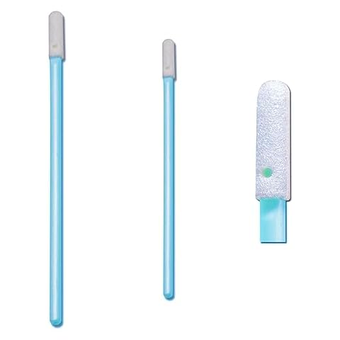 500pcs 2.75" Cleanroom Foam Swabs with Flexible Head Paddle and Compact Handle Cleaning for Precision Equipment, Camera, Optical Lens, Electronics, Gun, Detailing, Small Hole and Thin Groove CK-FS759 Cover